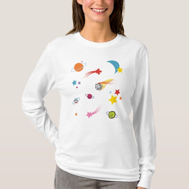 T-shirt Manche longue Plutoverse (Devant)