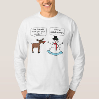 T-shirt Manche longue réchauffement climatique pour hommes