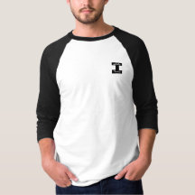 Manches 3/4 longueur pour hommes Jersey Tee