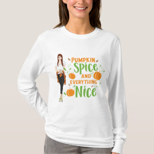 T-shirt Manches longues à épices citrouilles