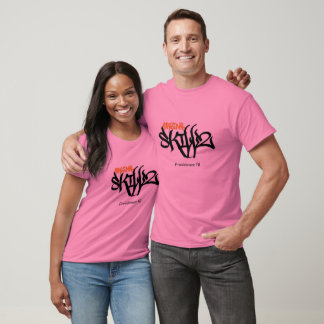 T-shirt Manches longues Skillz d'origine (Logo noir/orange