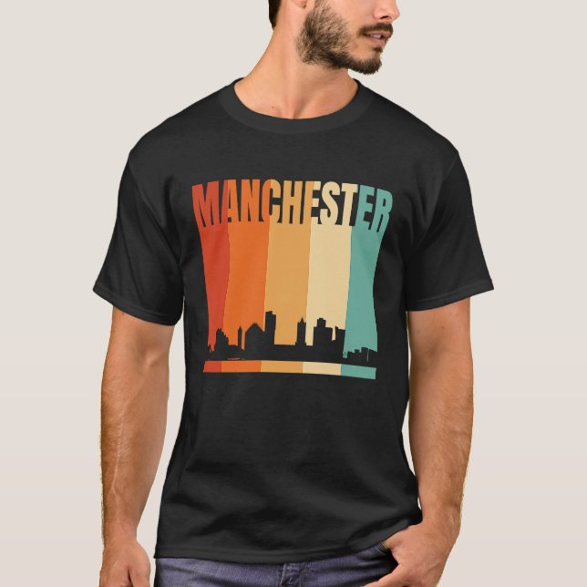 T-shirt Manchester City Skyline (Devant)
