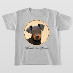 T-shirt Manchester Terrier Peinture Art animal original