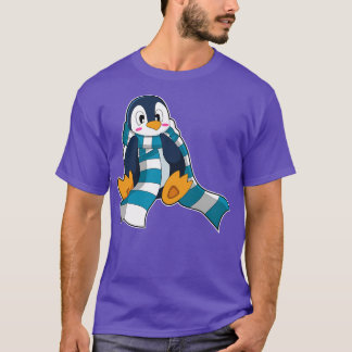 T-shirt Manchot avec écharpe