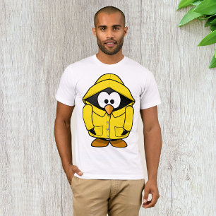 T-shirt manchot Jaune Raincoat Mens