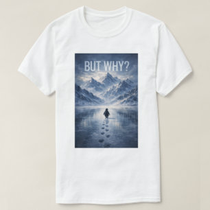 T-shirt Manchot Mais Pourquoi Montagnes Manchot