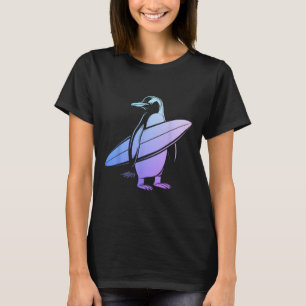 T-shirt Manchot surfeur Planche de surf Funny Drôle Surfin