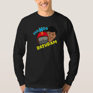 T-shirt Manda Bathram Kollywood Cinéma Tamoul Comédie Pour