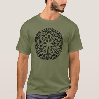 T-shirt Mandala 1 Noir