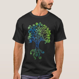 T-shirt Mandala Arbre de Vie Yoga Mantra Chakra Esprit