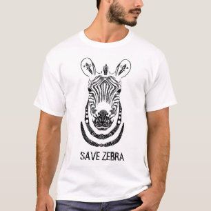 T-shirt Mandala Art Zebra