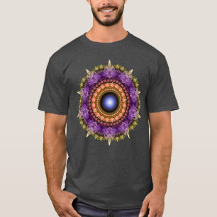 T-shirt Mandala coloré fractal