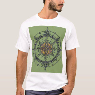 t-shirt mandala compass