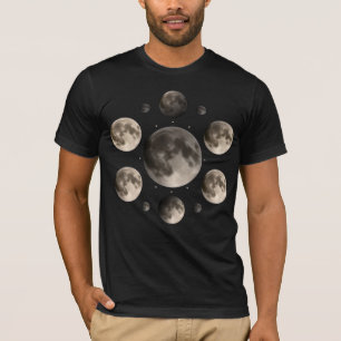 T-shirt Mandala d'astronomie des phases lunaires célestes