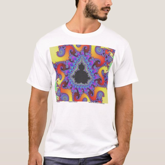 T-shirt Mandala de Mandelbrot (Devant)