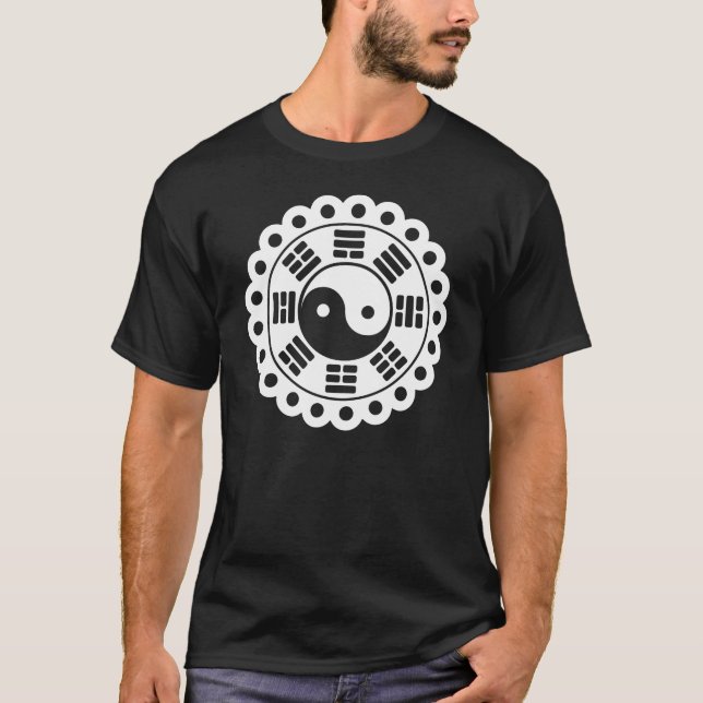 T-shirt Mandala de Yin Yang (Devant)
