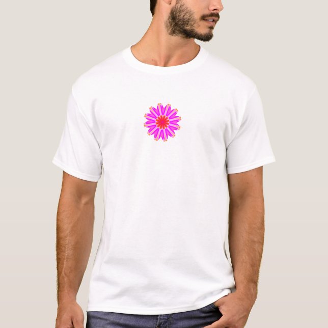 T-shirt Mandala fractal - 22 (Devant)