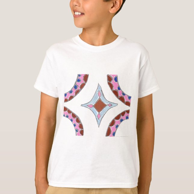 T-shirt Mandala Oil Peinture Art Imprimer (Devant)