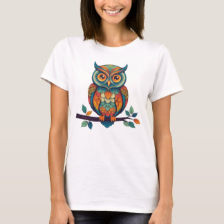 T-shirt Mandala Owl