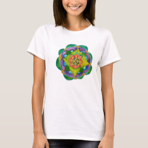 T-shirt Mandalla Peinture Femme Bella Flowy Simple T-Shi