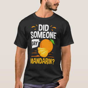 T-shirt Mandarin Orange Arbre Fruit Plante Jus Canne Frais