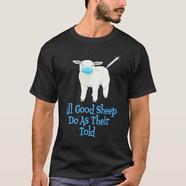 T-shirt Mandat De Masque Anti-Vaccin Ou Vax Tous Les Mouto (Devant)