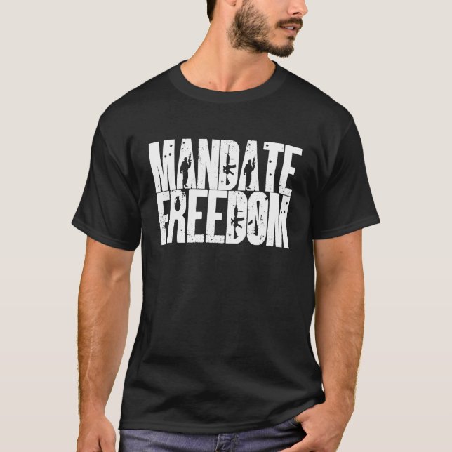 T-shirt Mandate Freedom  Vintage Mandate Freedom  3 (Devant)