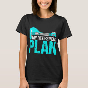 T-shirt Mandolin Lover Mon plan de retraite Mandolin Music