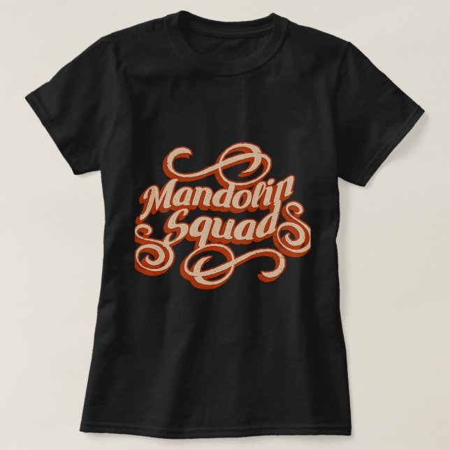 T-shirt Mandolin Lover Squad Funny Musicien Notes musicale (Design devant)
