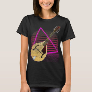 T-shirt Mandolin Lover Vintage Mandolin Vaporwave 80s Aest