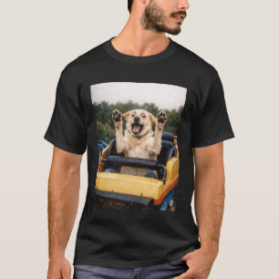 T-shirt Manège de chien drôle Mème Graphique idiot Labrad
