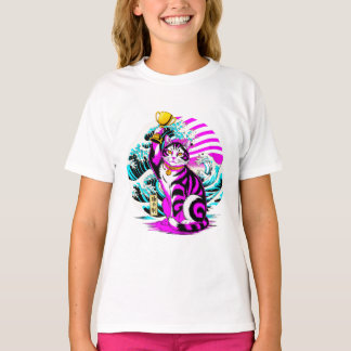 T-shirt Maneki-neko victorieux - Chat de la Chance Japonai