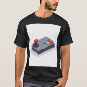 T-shirt Manette 8 bits pour jeux vidéo rétro