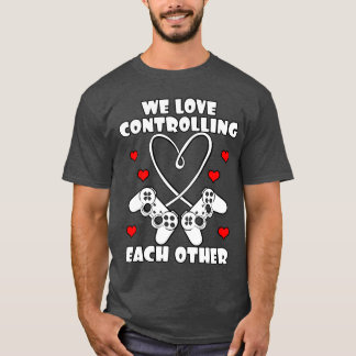 T-shirt Manette de jeu Cœurs Relation de jeu Valenti