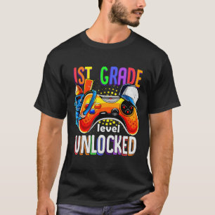 T-shirt Manette de jeu Gamer Ck To School 1er niveau de pr