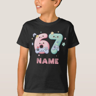 T-shirt Manette de jeu personnalisée mignonne kawaii 67