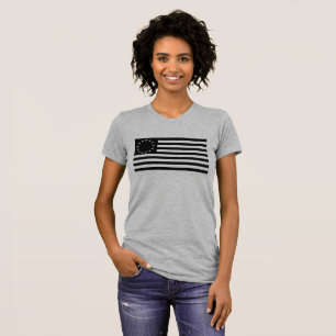 T-shirt Manga, drapeau de Betsy Ross ou drapeau américain