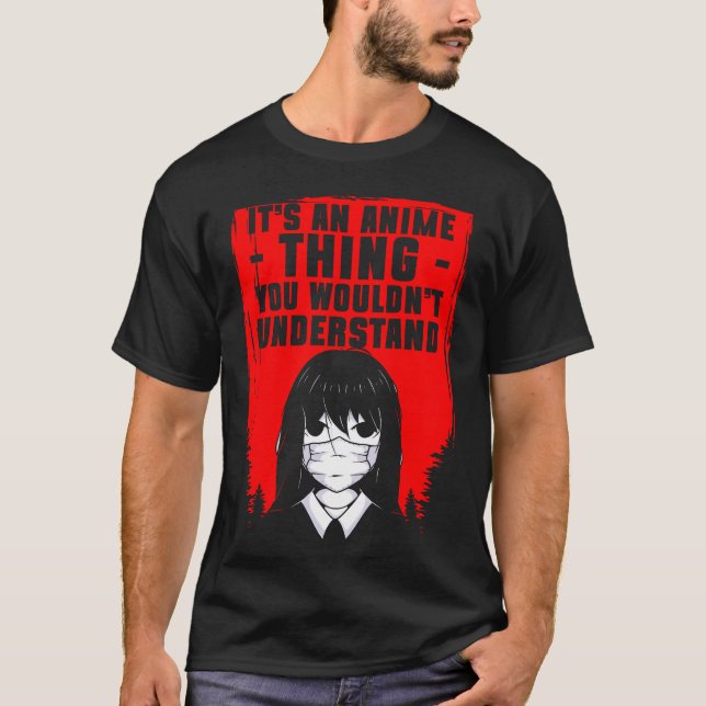 T-shirt Manga Senpai Anime family (Devant)