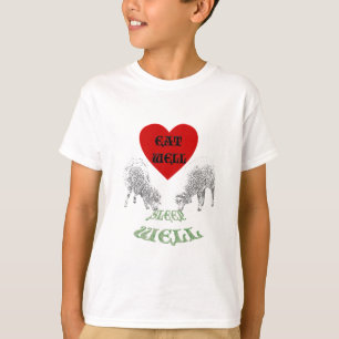 T-shirt Mange bien pour bien dormir.