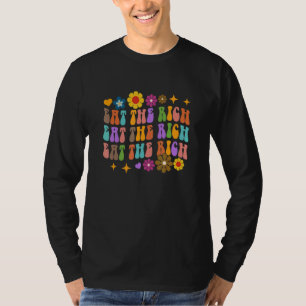 T-shirt Mange les riches Style Rétro Justice Sociale Socia