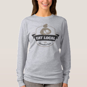 T-shirt "Mange local" Allaitement maternel Maman & Bébé Hu