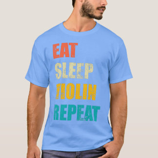 T-shirt Mange sommeil Violon répétition 6