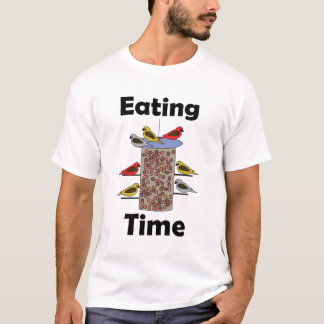 T-shirt Mangeoire à oiseaux de jardin temps de repas amate