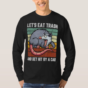 T-shirt Mangeons des ordures et nous faisons frapper par u