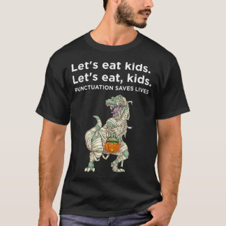 T-shirt Mangeons Ponctuation Enfants Sauvons Vie Sweatshir