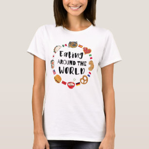 T-shirt Manger dans le monde entier