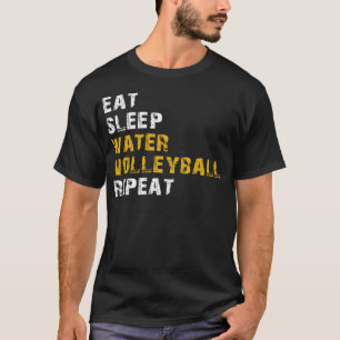 T-shirt manger de l'eau de sommeil volley