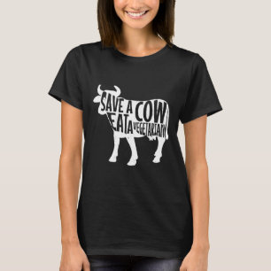 T-shirt Manger de viande anti-végétalienne Économisez une