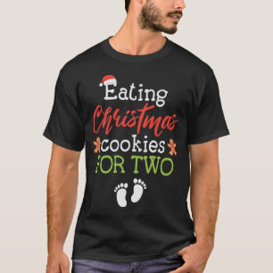 T-shirt Manger Des Cookies De Noël Pour Deux Noël Drôle