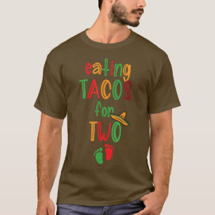 T-shirt Manger des Tacos pour deux Faire-part de grossesse